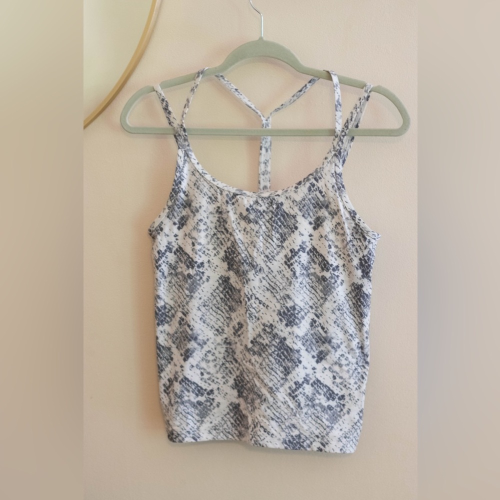 PINK spaghetti Strap Workout Tank